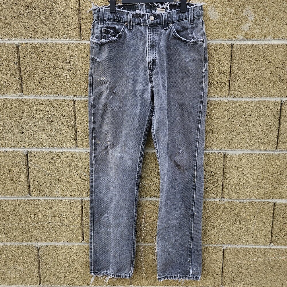 Vintage Levi Strauss Original 505 Regular Fit Straight Leg 34X32